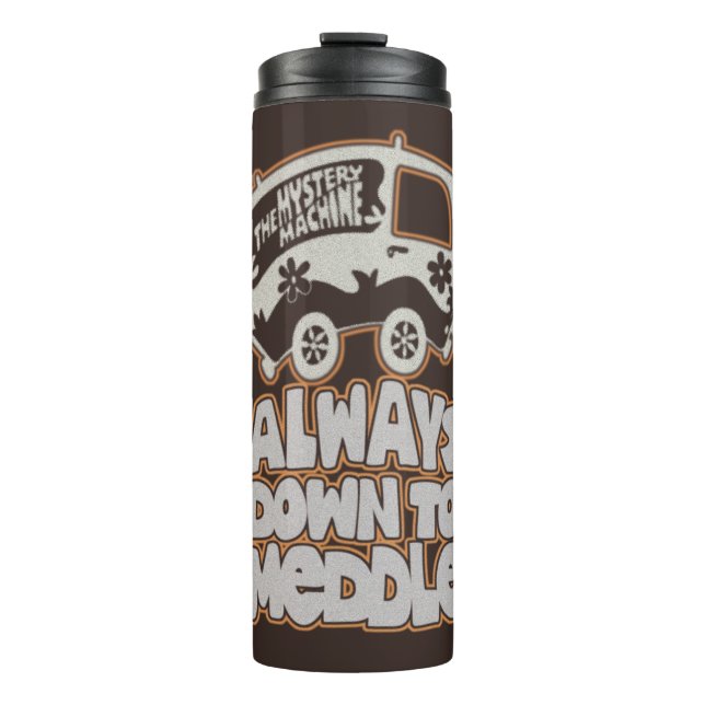 Mystery Machine "Always Down To Meddle" Thermal Tumbler (Front)