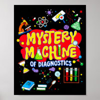 Mystery machine of diagnostics for men women tech