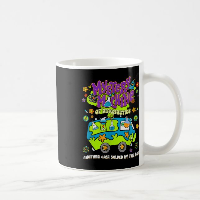 Mystery Machine Of Diagnostics Lab Week 2025 Med L Coffee Mug (Right)