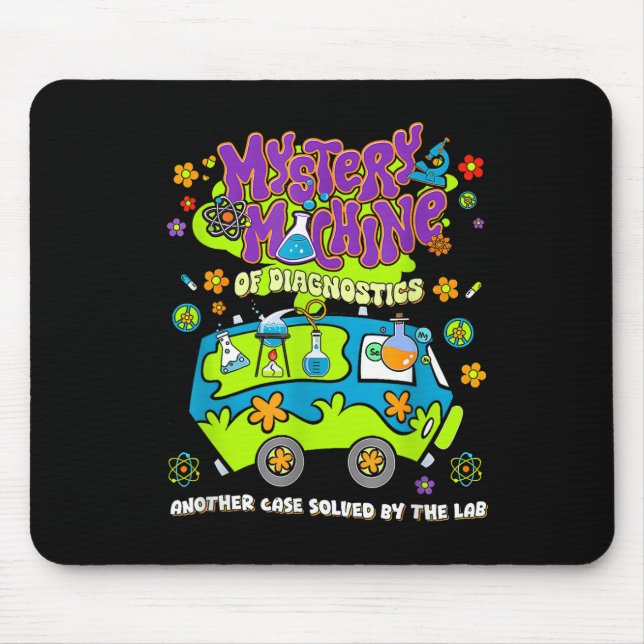 Mystery Machine Of Diagnostics Lab Week 2025 Med L Mouse Mat (Front)