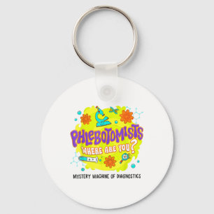 Mystery Machine Of Diagnostics Lab Week 2025 Phleb Key Ring
