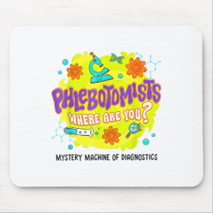Mystery Machine Of Diagnostics Lab Week 2025 Phleb Mouse Mat