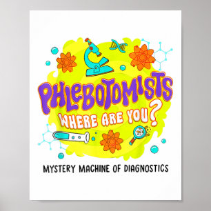 Mystery Machine Of Diagnostics Lab Week 2025 Phleb Poster