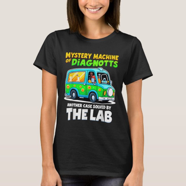 Mystery Machine Of Diagnostics Lab Week 2025 Tee  (Front)