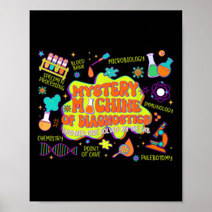 Mystery Machine Of Lab Week 2025 Diagnostics Med L Poster