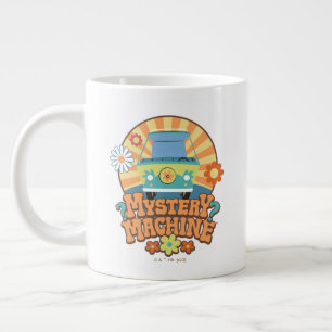 Mystery Machine Van Floral Graphic Large Coffee Mug