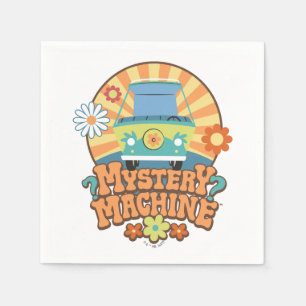 Mystery Machine Van Floral Graphic Napkin
