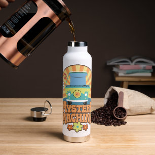 Mystery Machine Van Floral Graphic Water Bottle