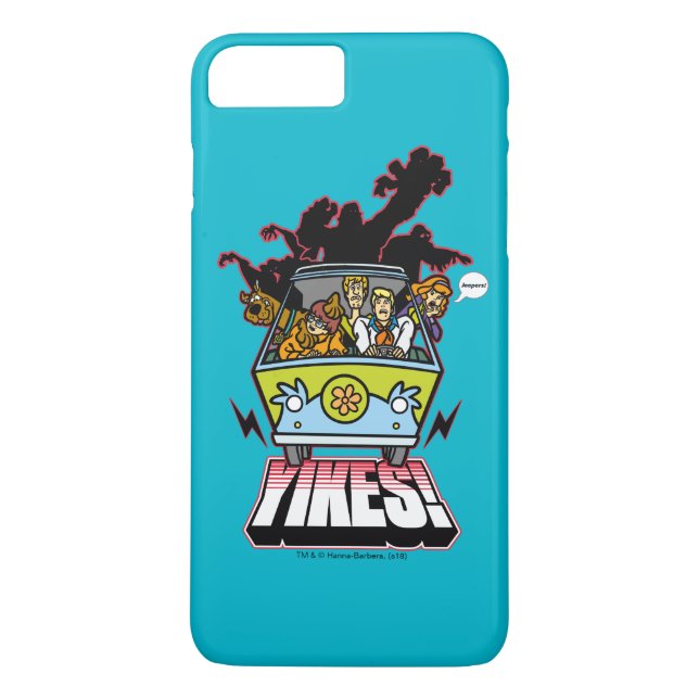 Mystery Machine "Yikes!" Graphic Case-Mate iPhone Case (Back)