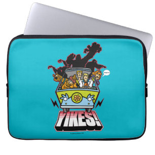 Mystery Machine "Yikes!" Graphic Laptop Sleeve