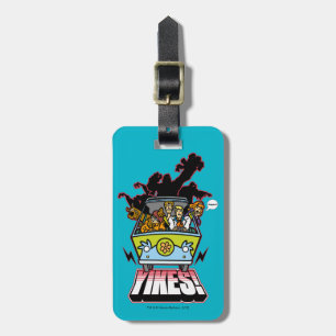 Mystery Machine "Yikes!" Graphic Luggage Tag