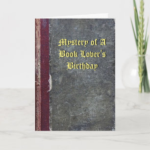 Mystery of a Book Lover's Birthday Card