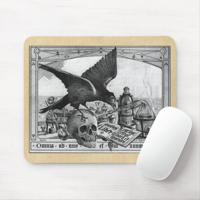 Mystery of Alchemy Sepia Mousepad (With Mouse)