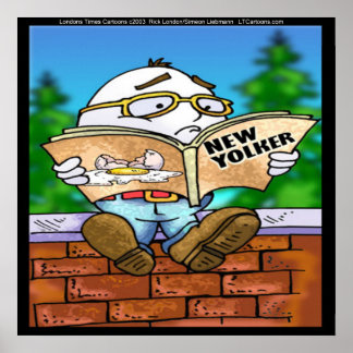 Mystery Of Humpty Dumpty Funny Rick London Poster