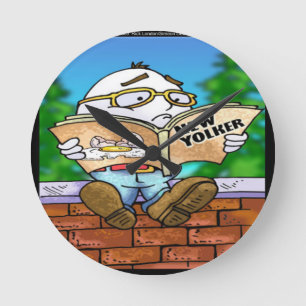 Mystery Of Humpty Dumpty Rick London Gifts Round Clock