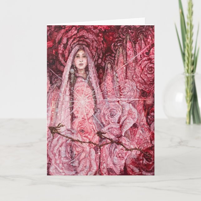 Mystery Of The Rose Card (Front)