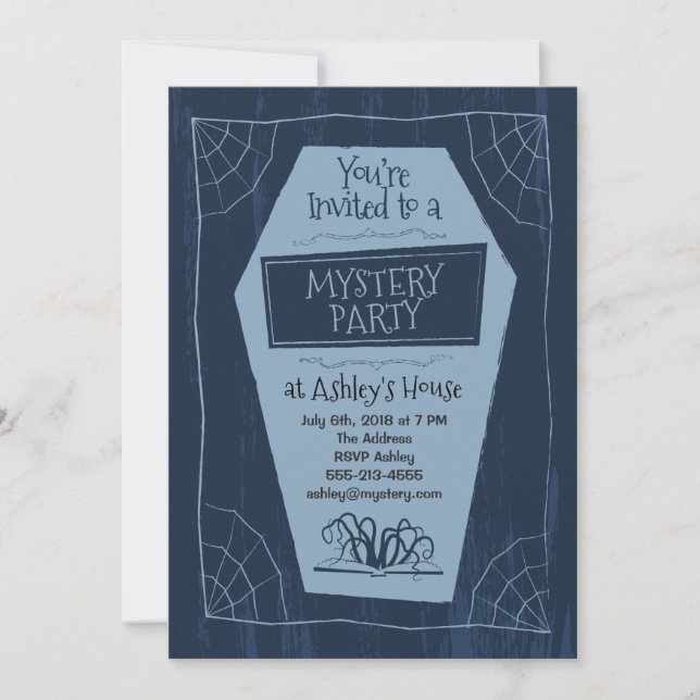 Mystery Party - Invitation (Front)