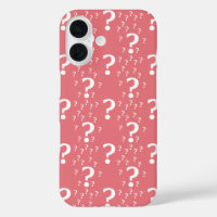 Mystery question mark riddle puzzle coral