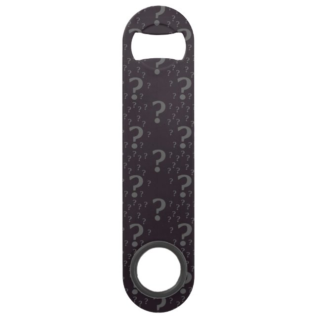 Mystery question mark riddle puzzle grey (Front)