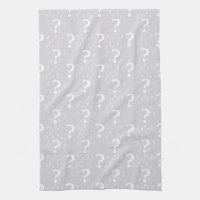 Mystery question mark riddle puzzle light grey