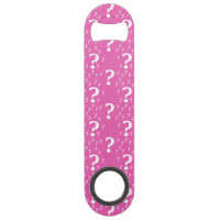 Mystery question mark riddle puzzle pink