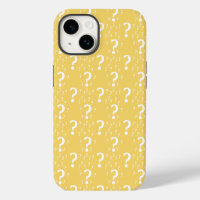Mystery question mark riddle puzzle yellow