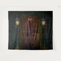 Mystery Room Escape Door Party Backdrop