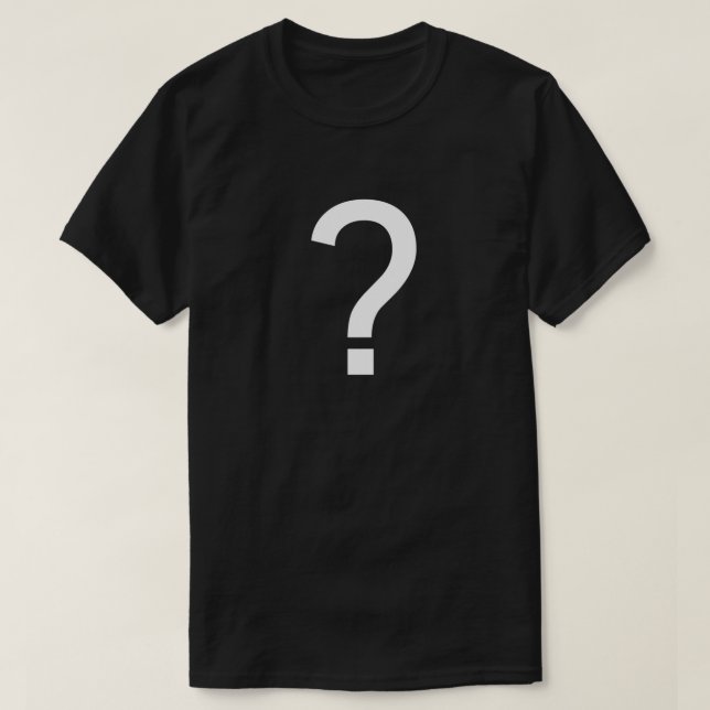 Mystery Shirt - question mark Classic T-Shirt.png (Design Front)