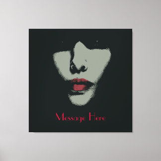 Mystery Woman  Wrapped Canvas