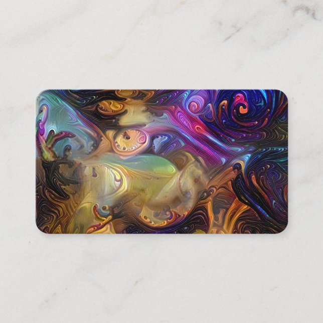 Mystic abstract business card (Front)
