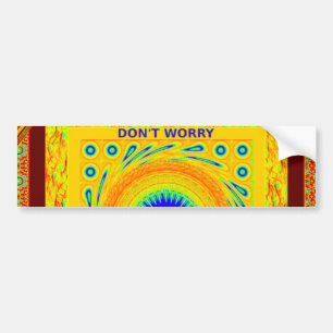 Mystic African Eye Wall Art: A Cyan Gaze Bumper Sticker