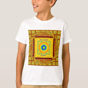 Mystic African Eye Wall Art: A Cyan Gaze T-Shirt
