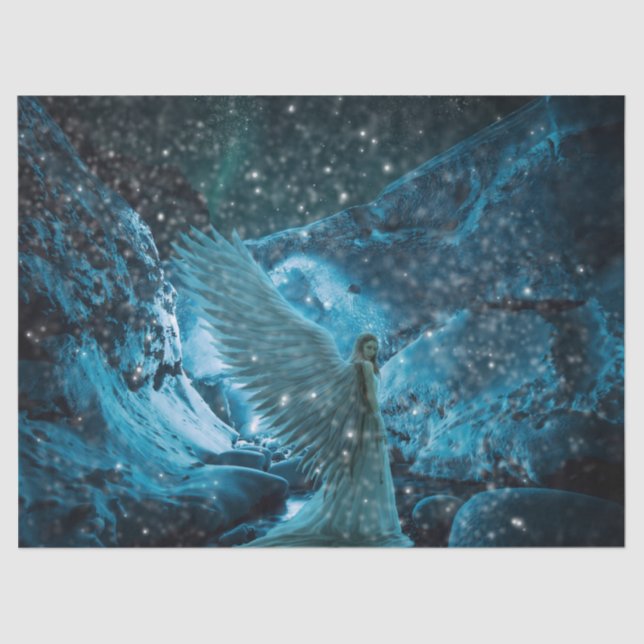 Mystic Angel Decoupage Tissue Paper (Front)