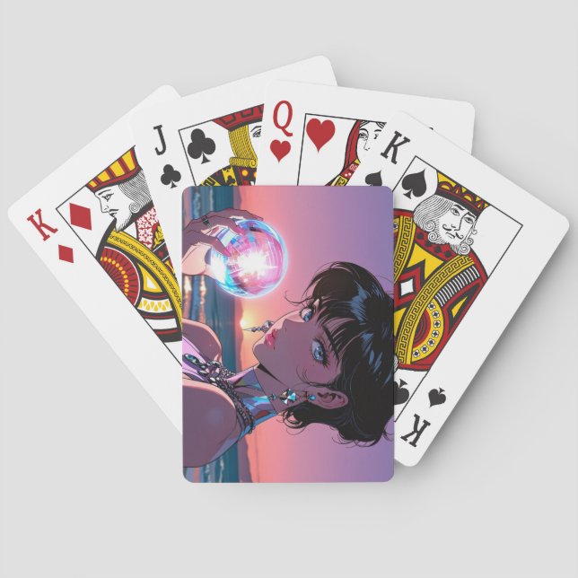 Mystic Anime Playing Cards (Back)