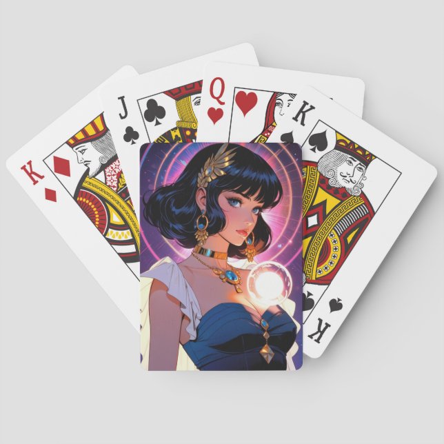 Mystic Anime Playing Cards (Back)