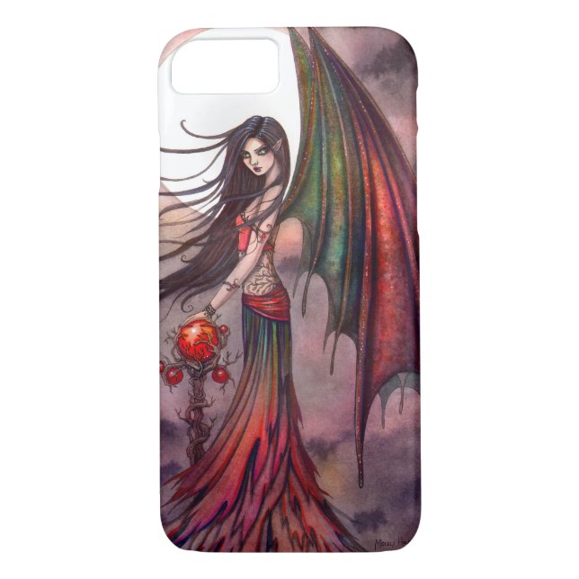 Mystic Autumn Gothic Fairy Vampire Fantasy Art Case-Mate iPhone Case (Back)