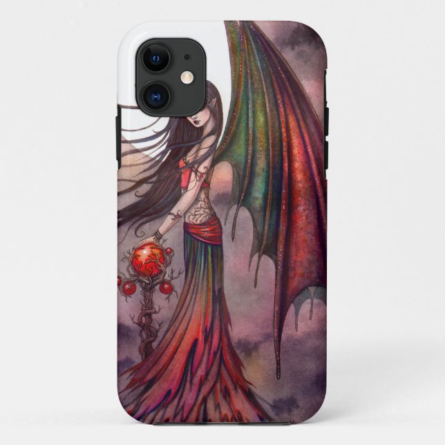 Mystic Autumn Gothic Fairy Vampire Fantasy Art Case-Mate iPhone Case (Back)