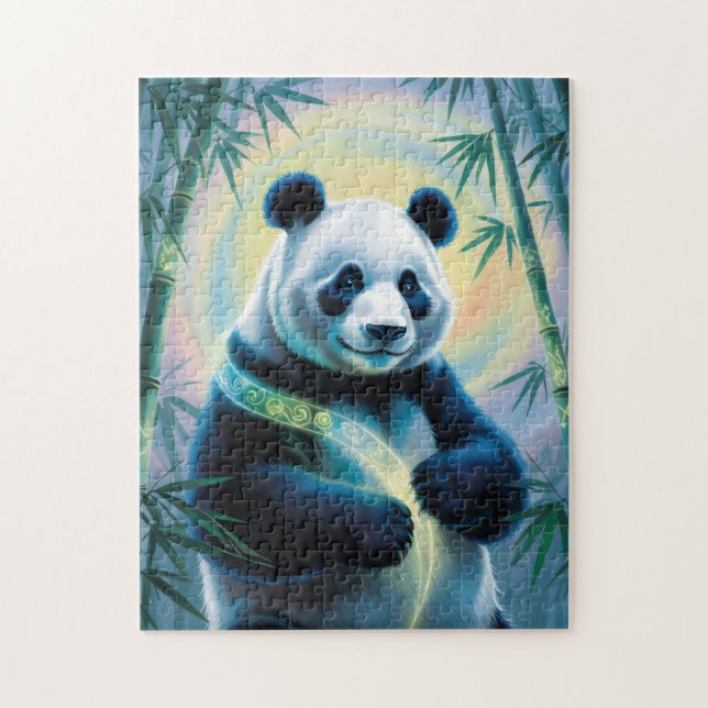Mystic Bamboo Panda Jigsaw Puzzle (Vertical)