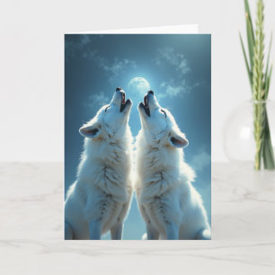 Mystic Birthday Wolf Moon Card