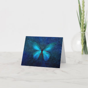 Mystic Blue Butterfly Card