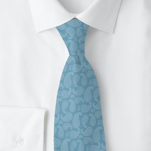 Mystic Blue Paisley Tie