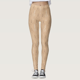 Mystic Bohemian Beige Leggings