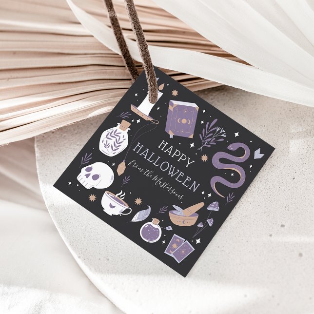 Mystic Boho Crystal Halloween Favour Tags (Creator Uploaded)