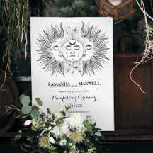 Mystic Boho Moon & Sun Celestial Handfasting