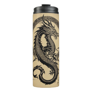 Mystic Brews: Dragon Celtic Minimalist Drinkware H Thermal Tumbler