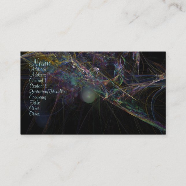 Mystic Business Card (Front)