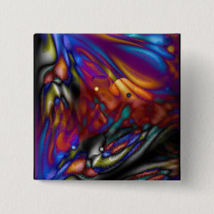 Mystic Butterfly 15 Cm Square Badge