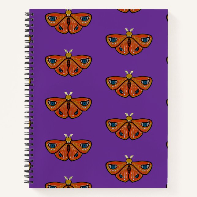 Mystic Butterfly with Eyes Notebook (Front)