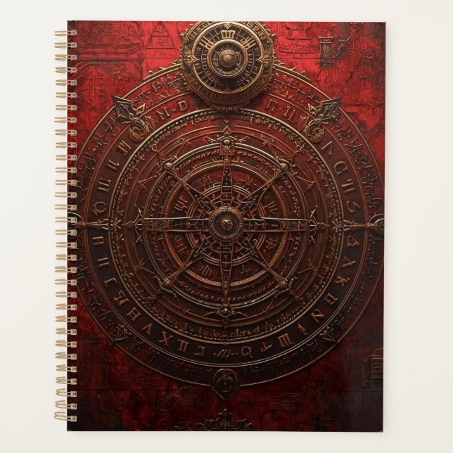 Mystic Compass Rose Planner (Front)