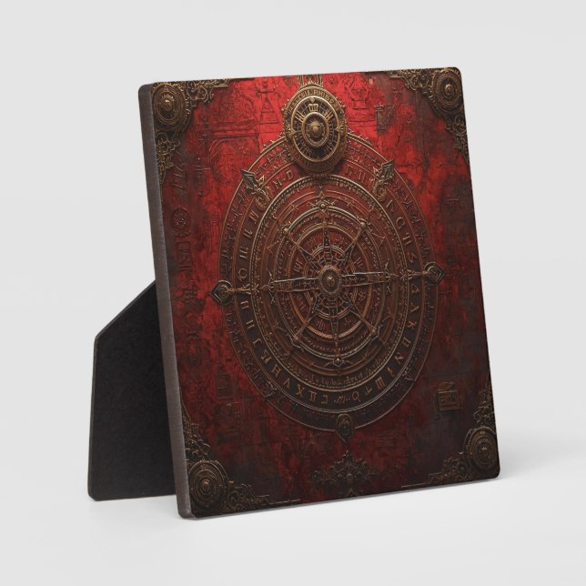 Mystic Compass Rose Plaque (Front)